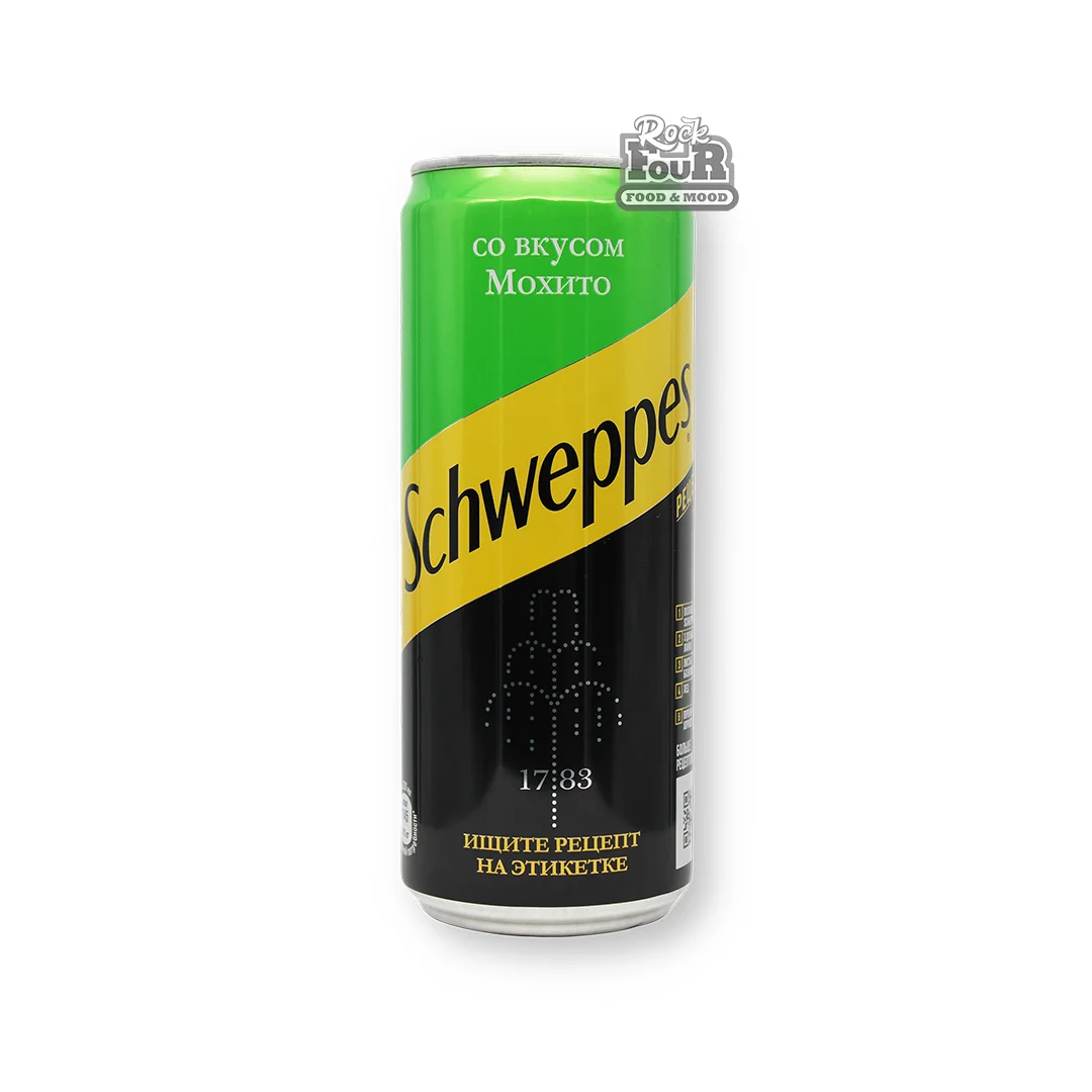 Ըմպելիք գազավորված «Schweppes Մոխիտո» ոչ ալկոհոլային 330մլ
